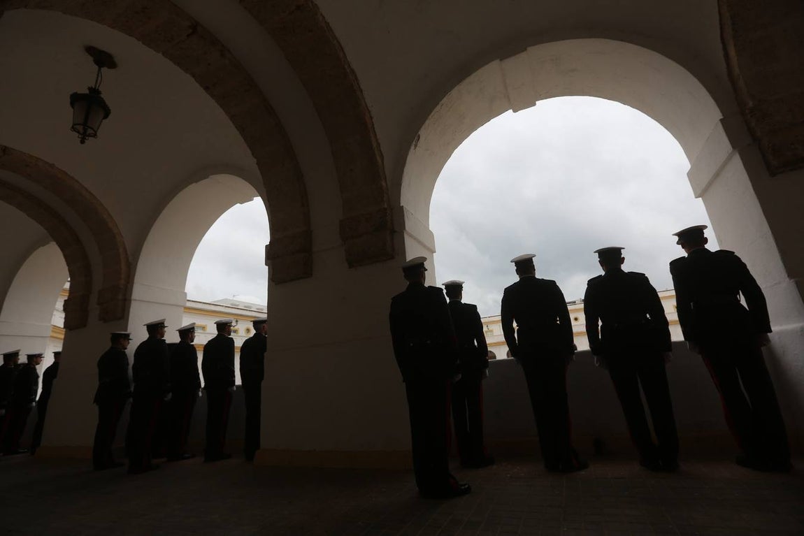 Despedida en el Tercio de Armada a los infantes de Marina que parten a Mali