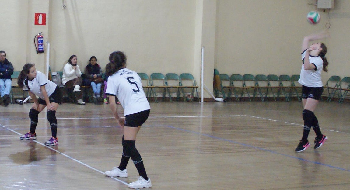 Las mejores imágenes del partido de voleibol alevín mixto entre Rafaela Ybarra y La Salle San Rafael