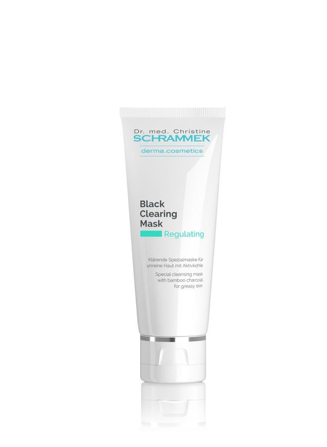 Black Clearing Mask de Schrammek. Mascarilla limpiadora especial con carbón activo para pieles grasas. Precio: 42 euros