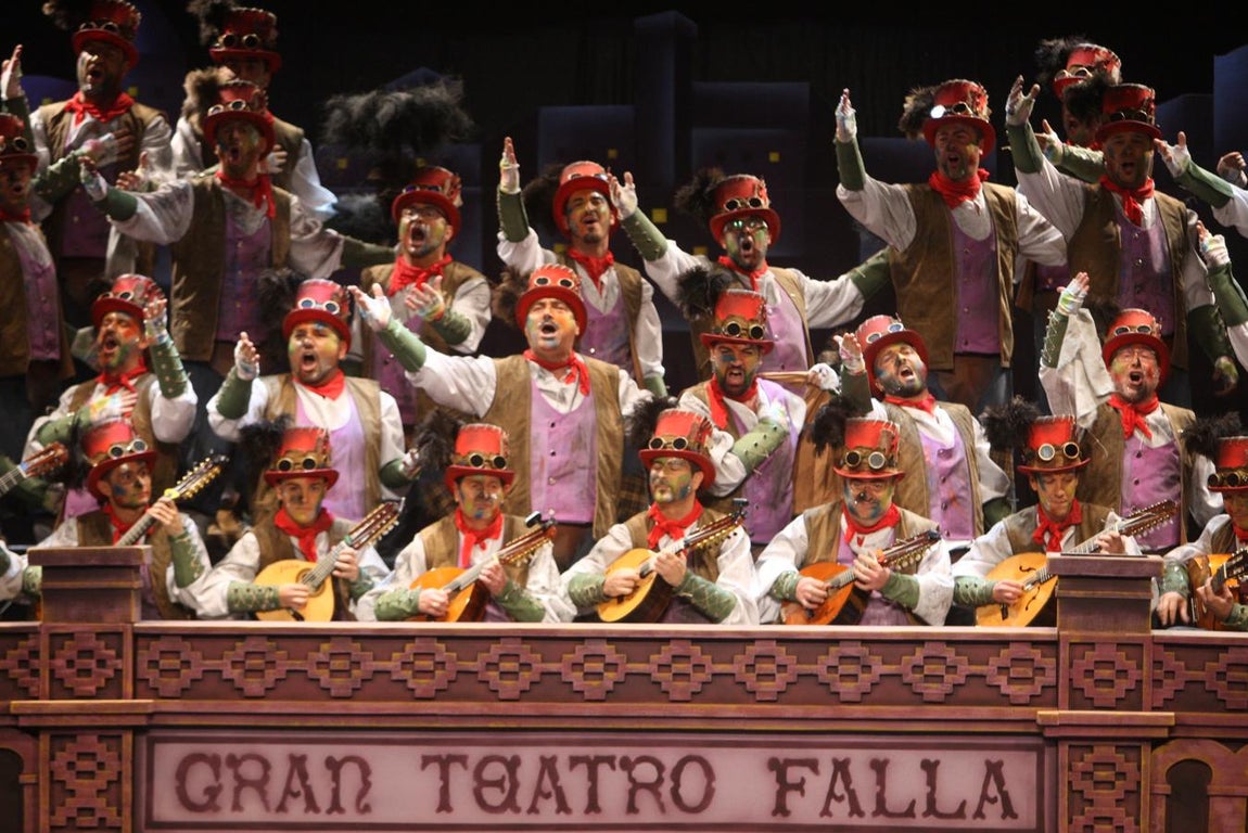 FOTO: coro Los chimenea en Preliminares del COAC 2018