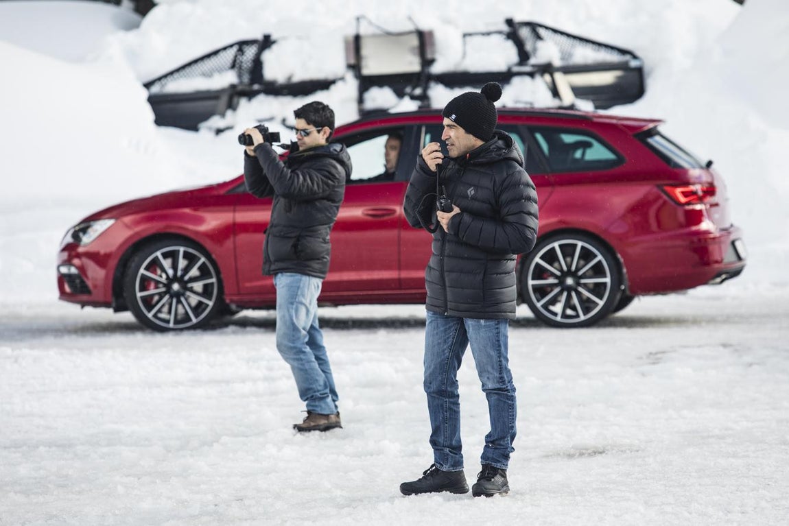 Fotogalería: el Ateca y el León X-Perience y Cupra, a prueba en la nieve