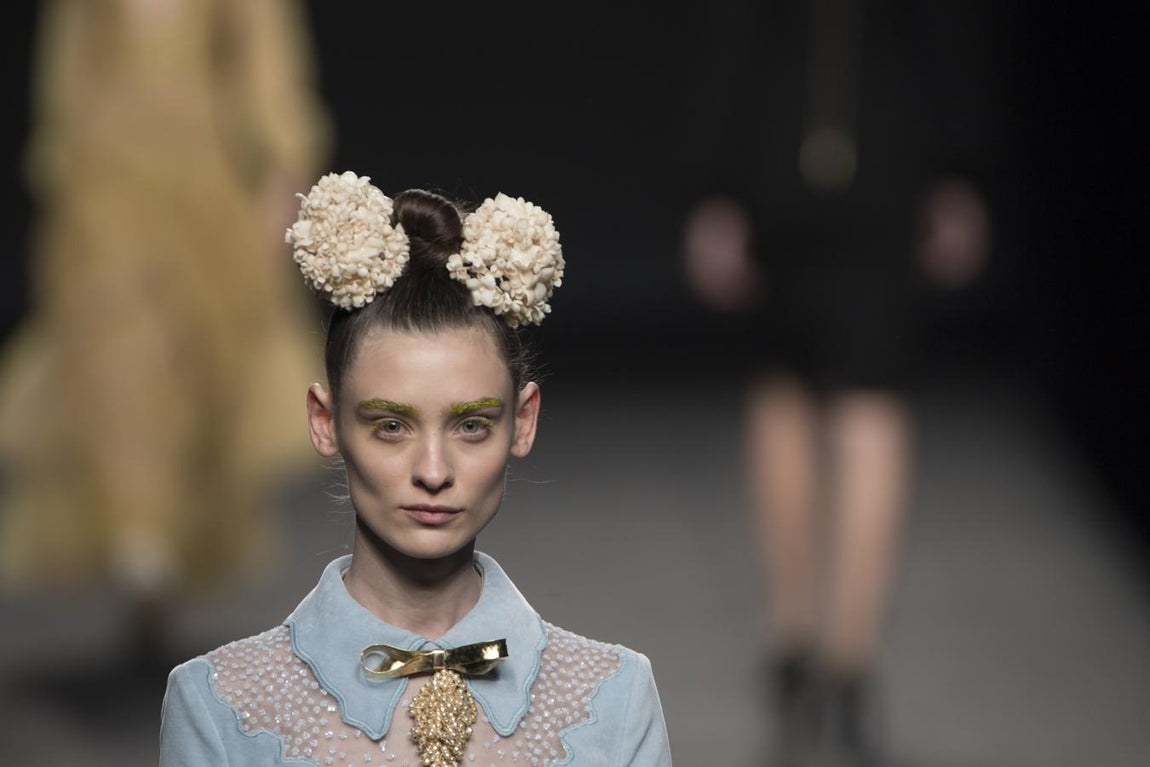 La naturaleza ha sido la principal fuente de inspiración para Teresa Helbig en su nueva colección. 