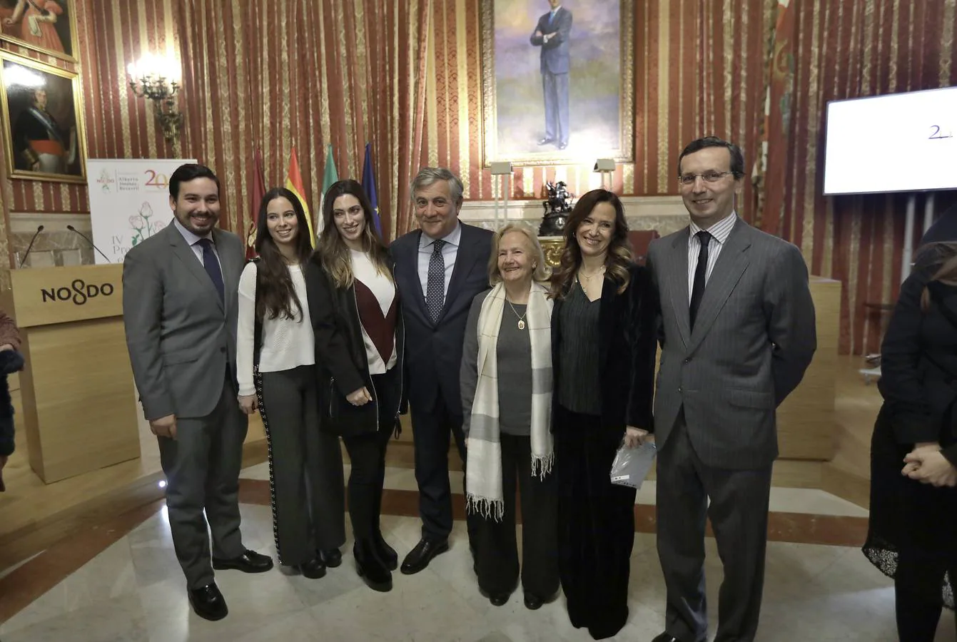 Entrega del premio Jiménez-Becerril a Antonio Tajani