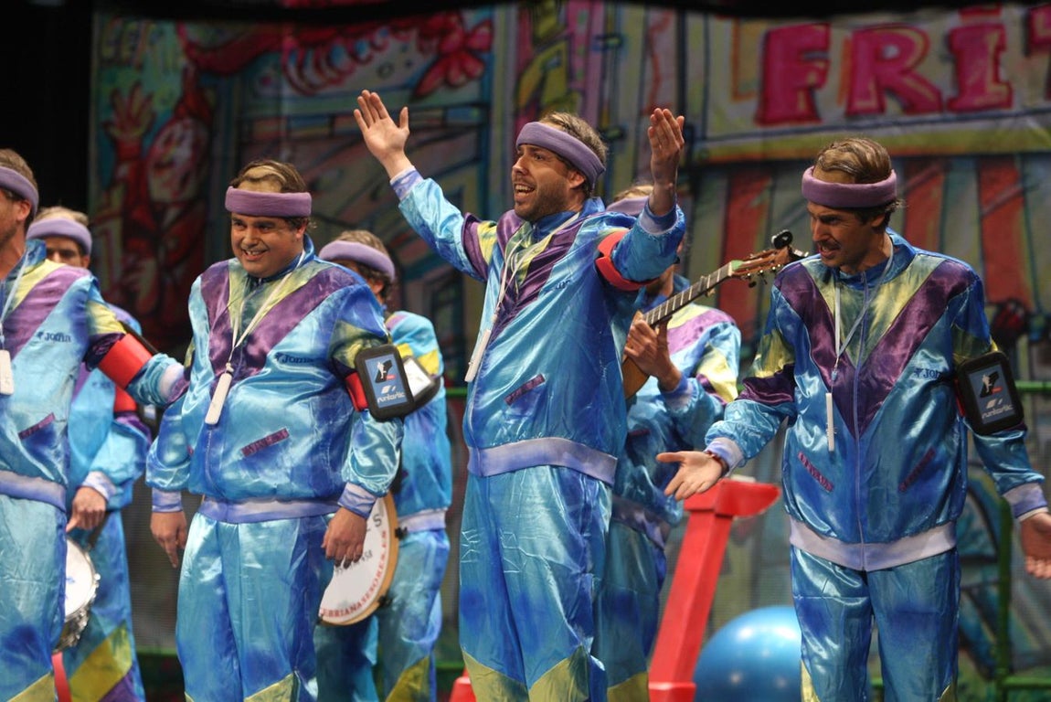 FOTOS: chirigota Los crazy de los 40 en el COAC 2018