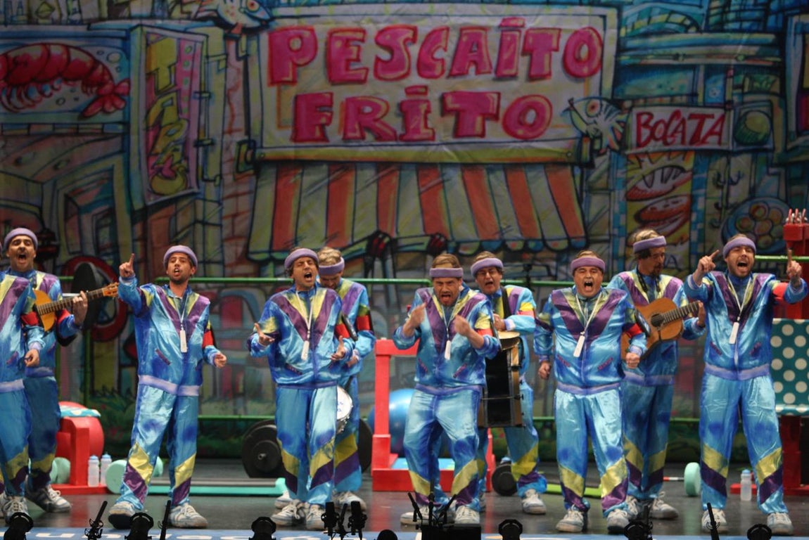 FOTOS: chirigota Los crazy de los 40 en el COAC 2018