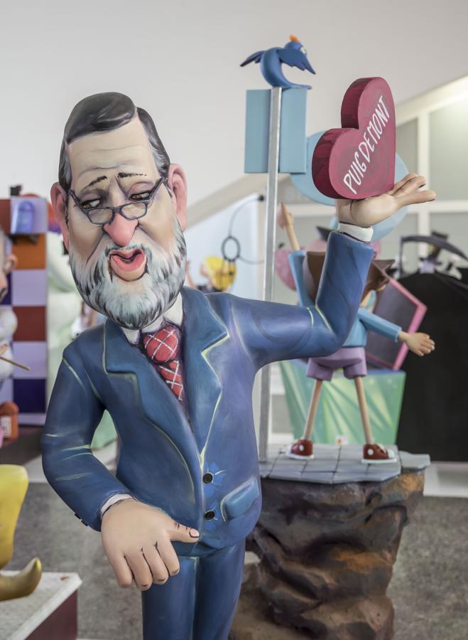 Puigdemont y el «procés» de Cataluña protagonizan las Fallas 2018 de Valencia