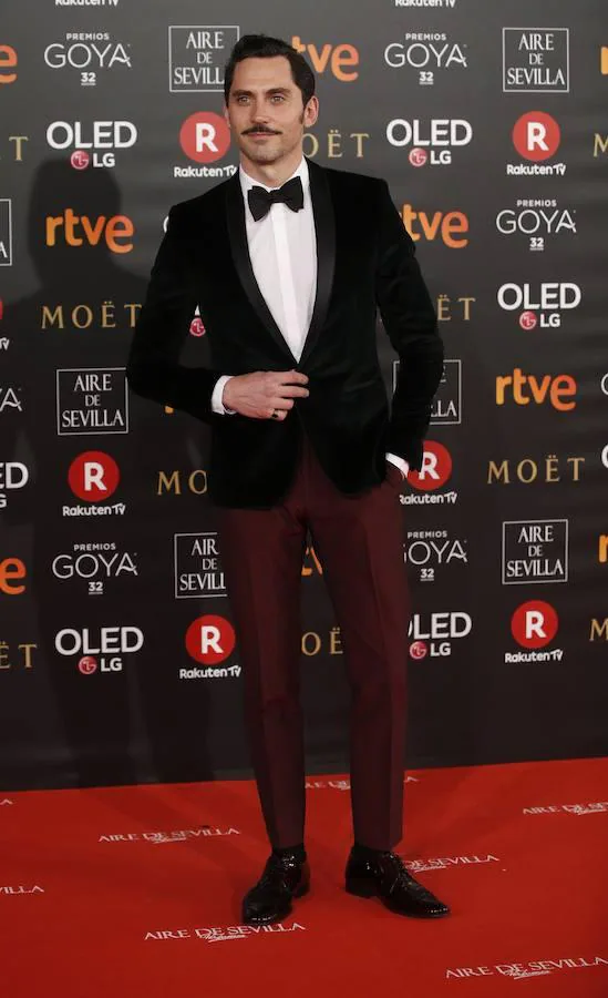 La alfombra roja de los Goya 2018, en imágenes. El actor y director Paco León
