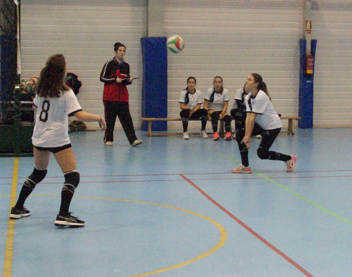 Las mejores imágenes del partido de voleibol que enfrentó al Antamira y al Irlandesas