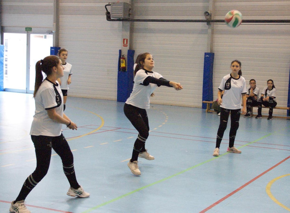 Las mejores imágenes del partido de voleibol que enfrentó al Antamira y al Irlandesas