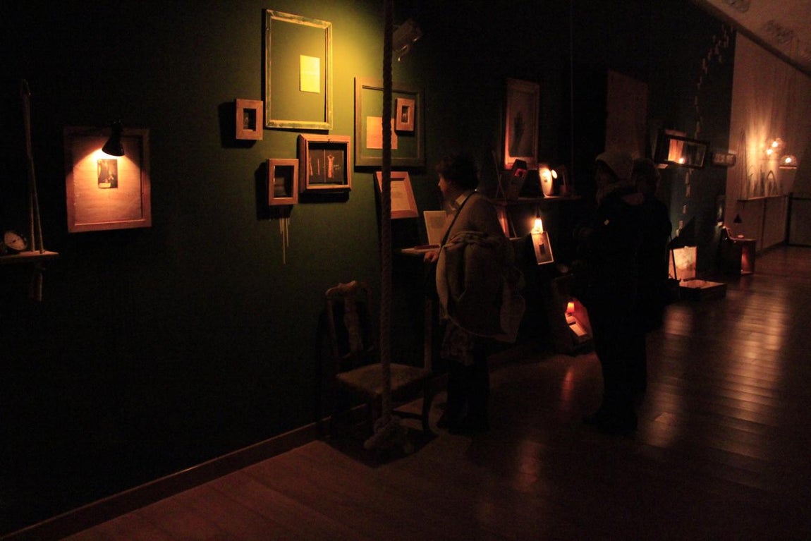 Juanan Requena, en el Museo de Santa Fe