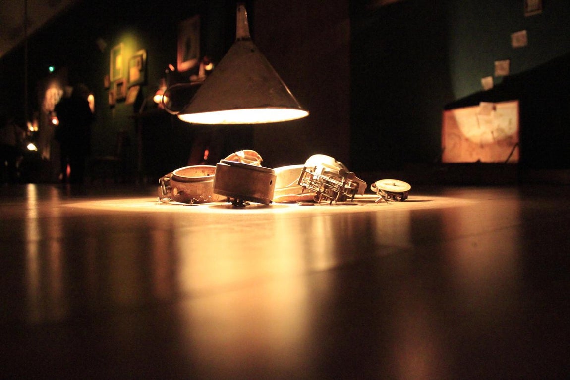 Juanan Requena, en el Museo de Santa Fe