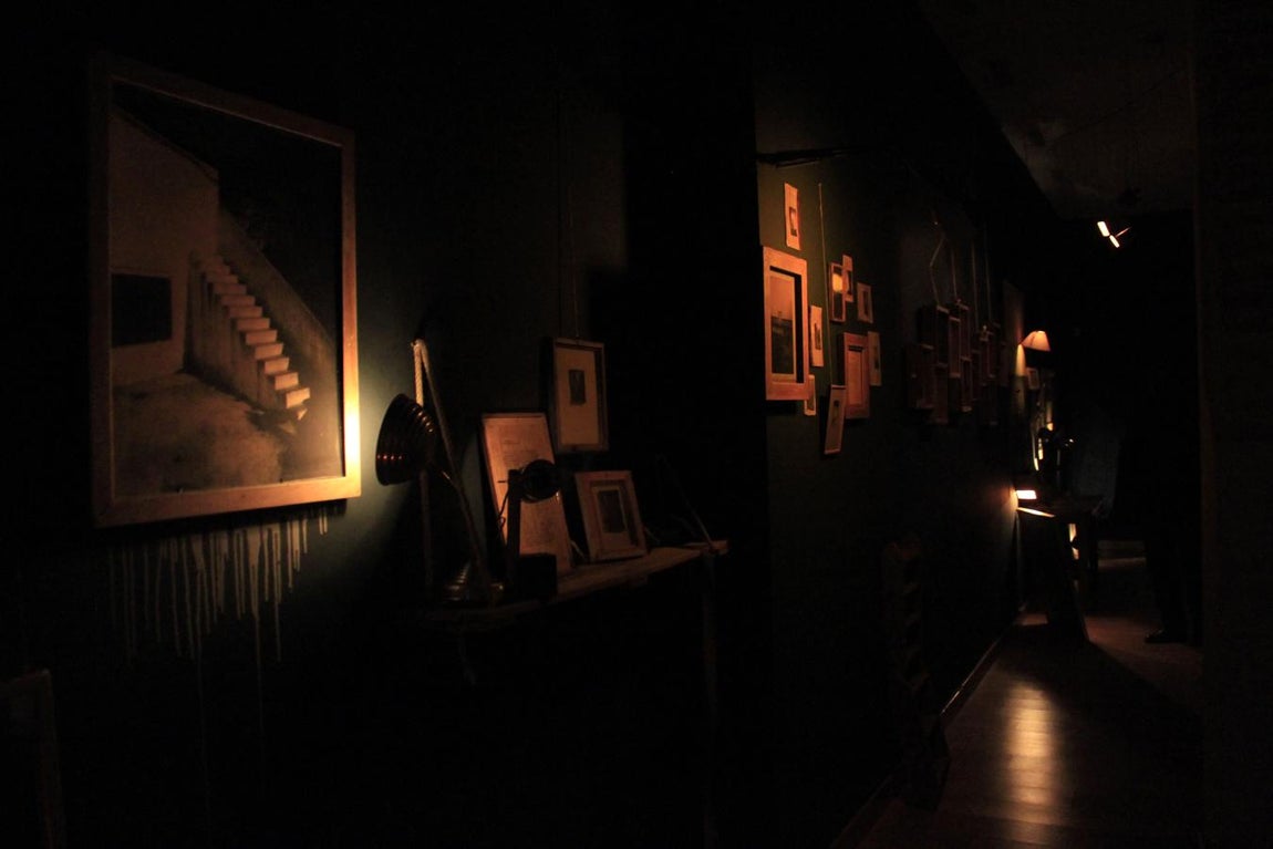 Juanan Requena, en el Museo de Santa Fe