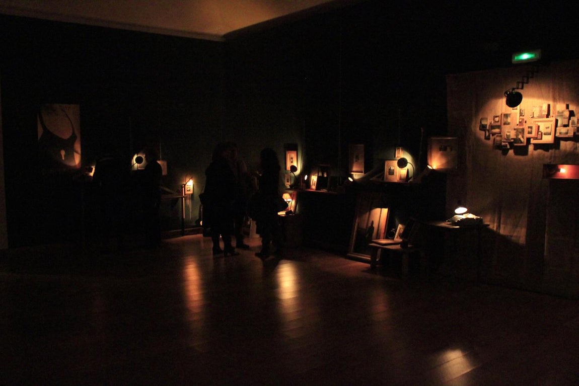 Juanan Requena, en el Museo de Santa Fe