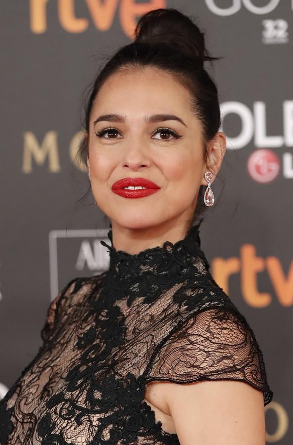 Cristina Brondo. Estos sofisticados pendientes «nude» son de Suárez