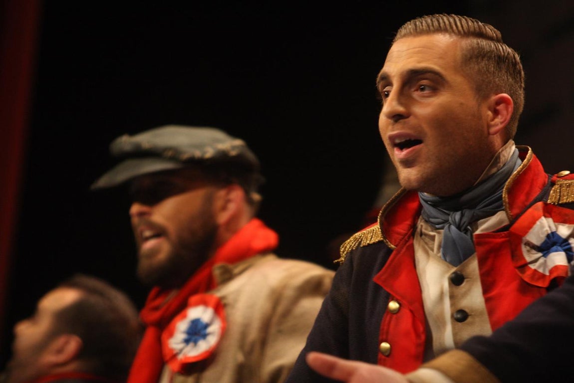 FOTOS: comparsa 'Pueblo llano' en Semifinales del COAC 2018