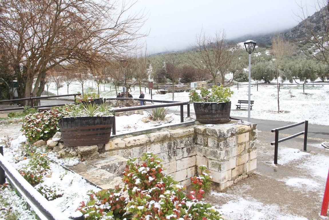 En imágenes, la nieve puebla el sur de la provincia de Córdoba