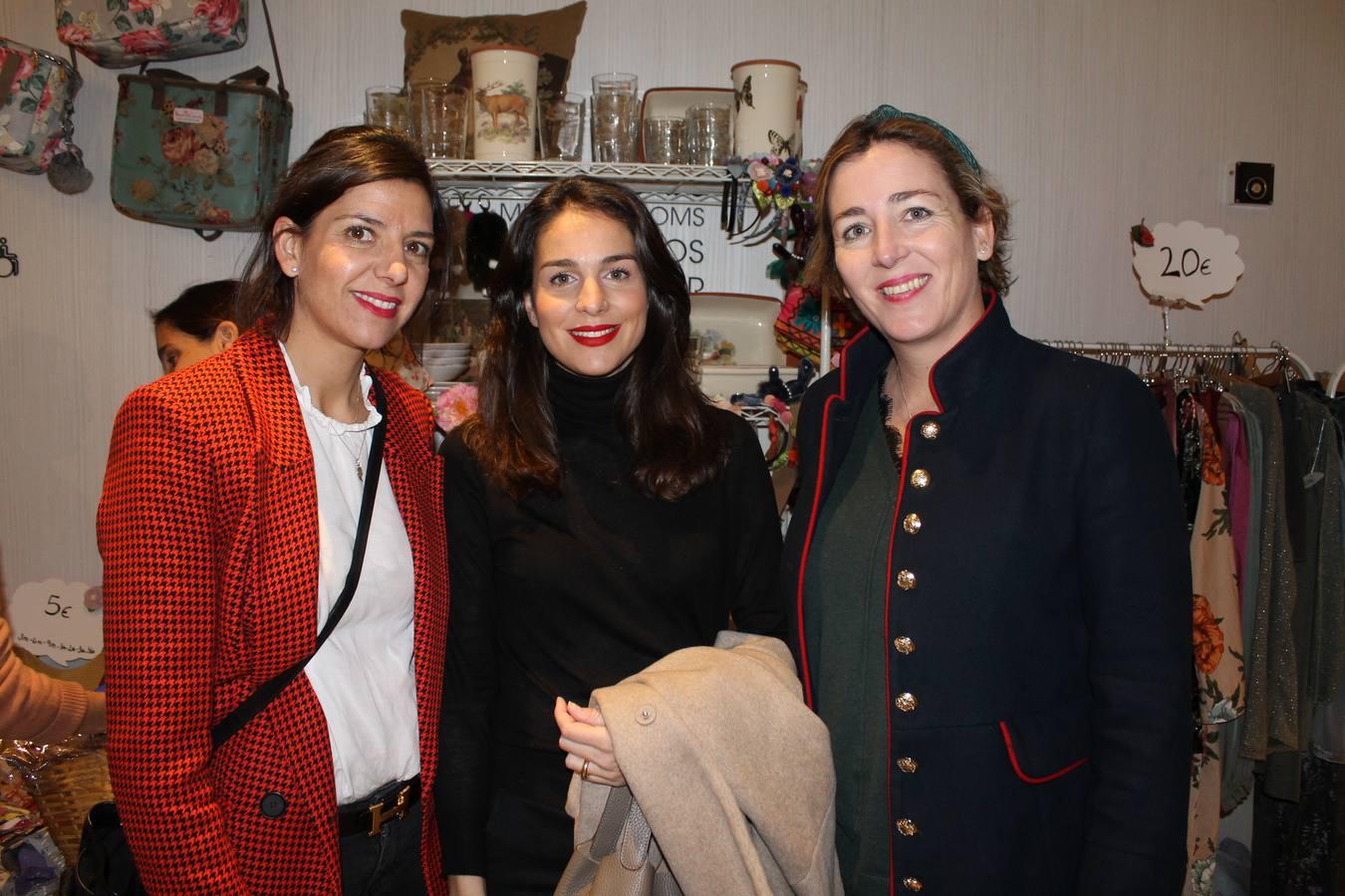 Silvia Pérez, Carla González y María Abascal