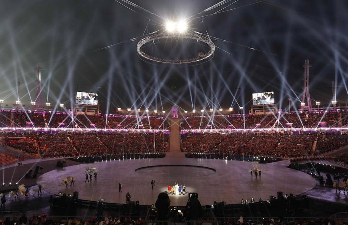 Imagen interior del estadio. 