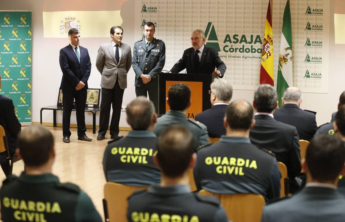 El homenaje de Asaja Córdoba a la Guardia Civil, en imágenes