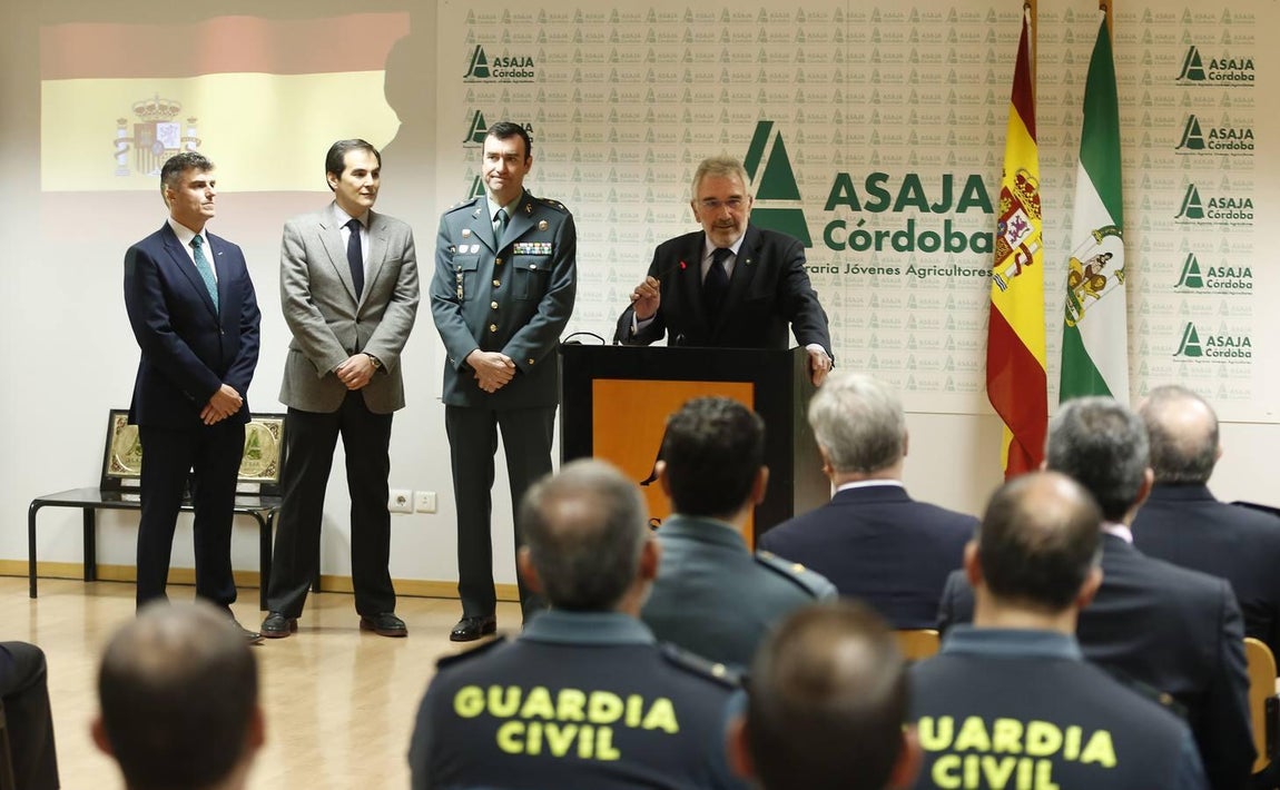 El homenaje de Asaja Córdoba a la Guardia Civil, en imágenes