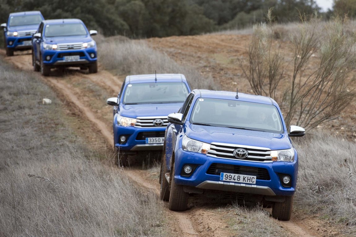 Fotogalería: Toyota Land Cruiser e Hilux 2018, prueba Off-Road