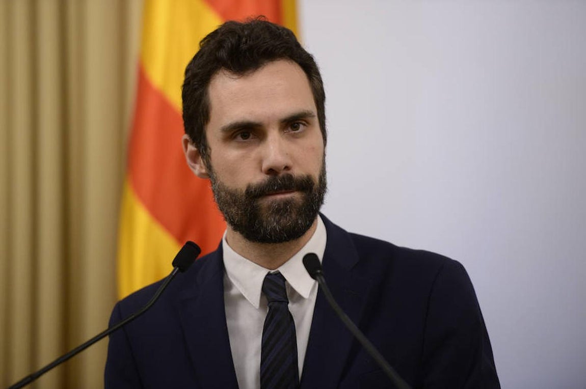 Roger Torrent, presidente del Parlamento de Cataluña. 