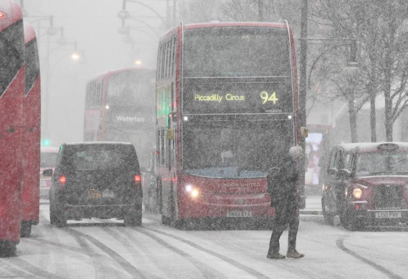 Londres, imposible circular. 