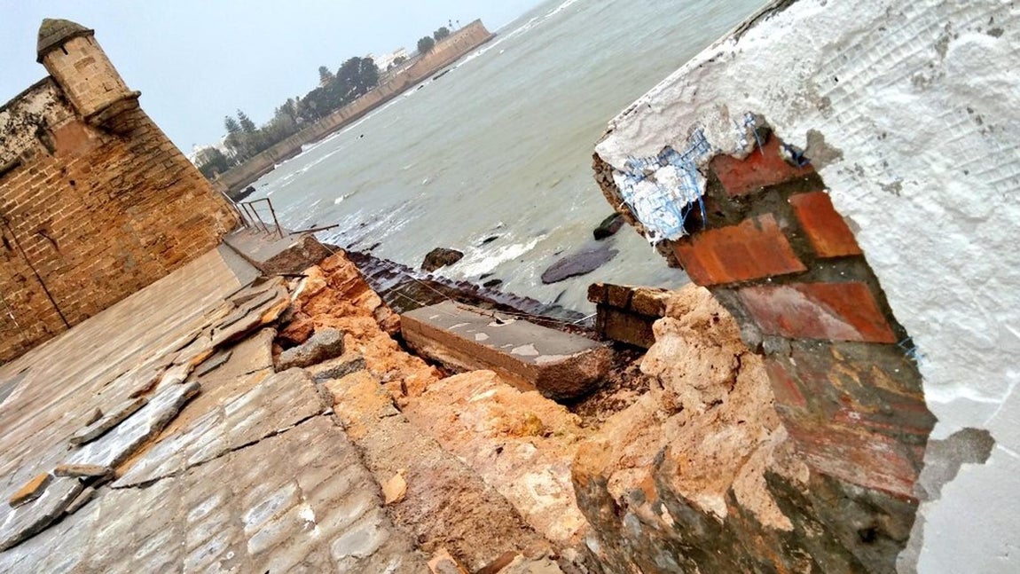 FOTOS: &#039;Emma&#039; deja estragos en Cádiz capital