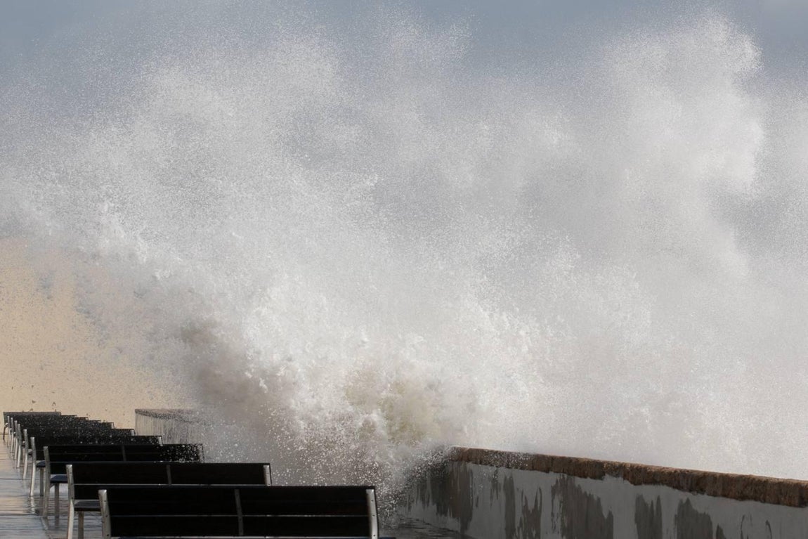 Las impresionantes imágenes que deja el temporal