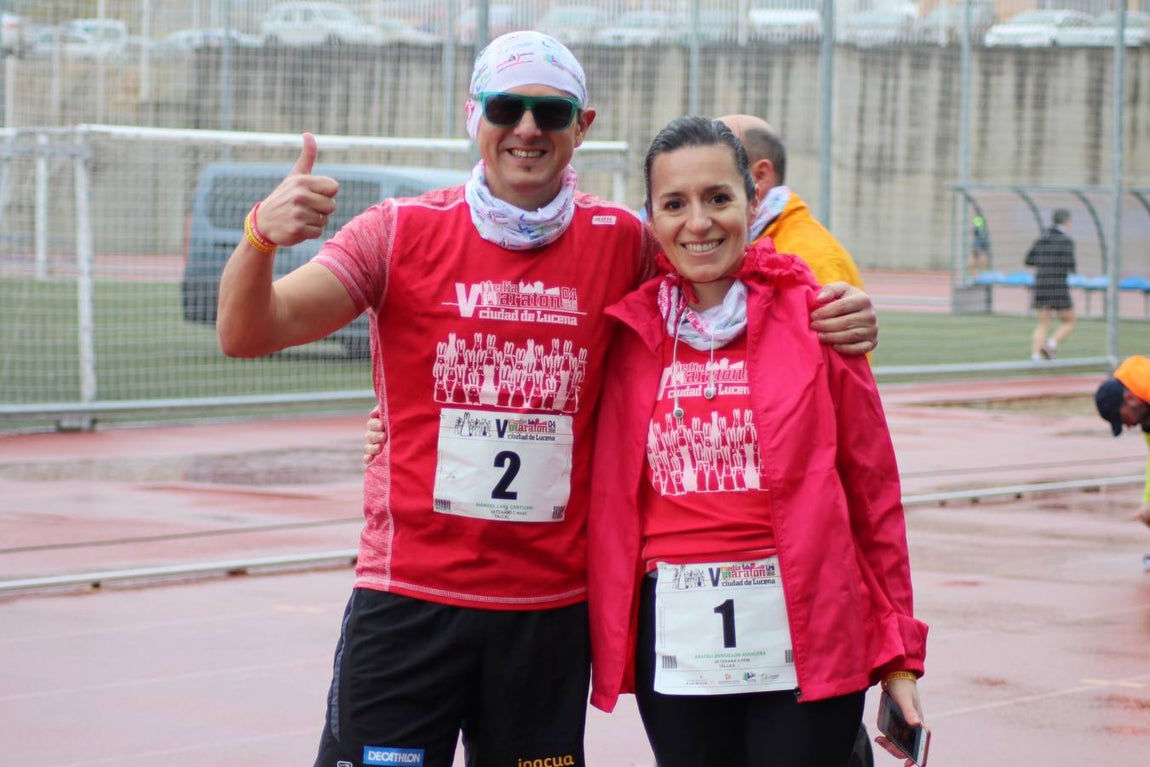 La lluviosa Media Maratón de Lucena, en imágenes
