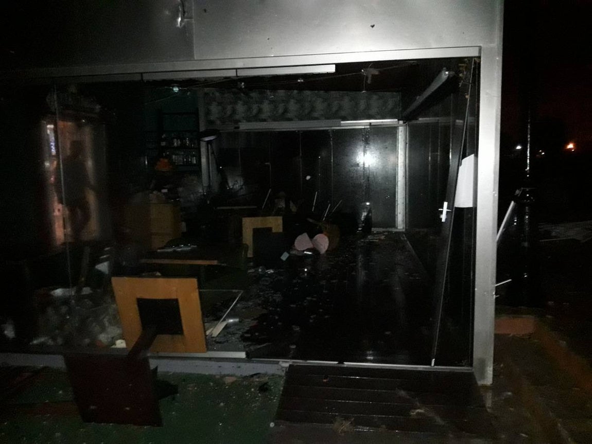 Un tornado arrasa Puerto Sherry