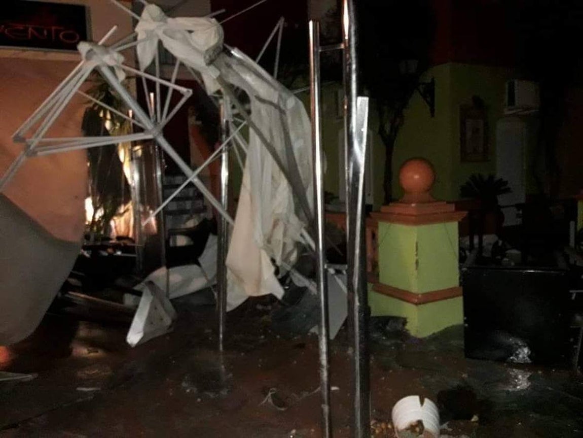 Un tornado arrasa Puerto Sherry