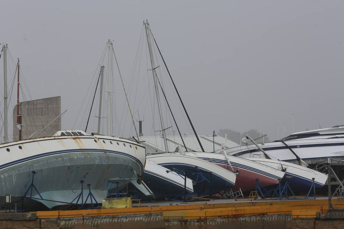 Así está Puerto Sherry después del tornado