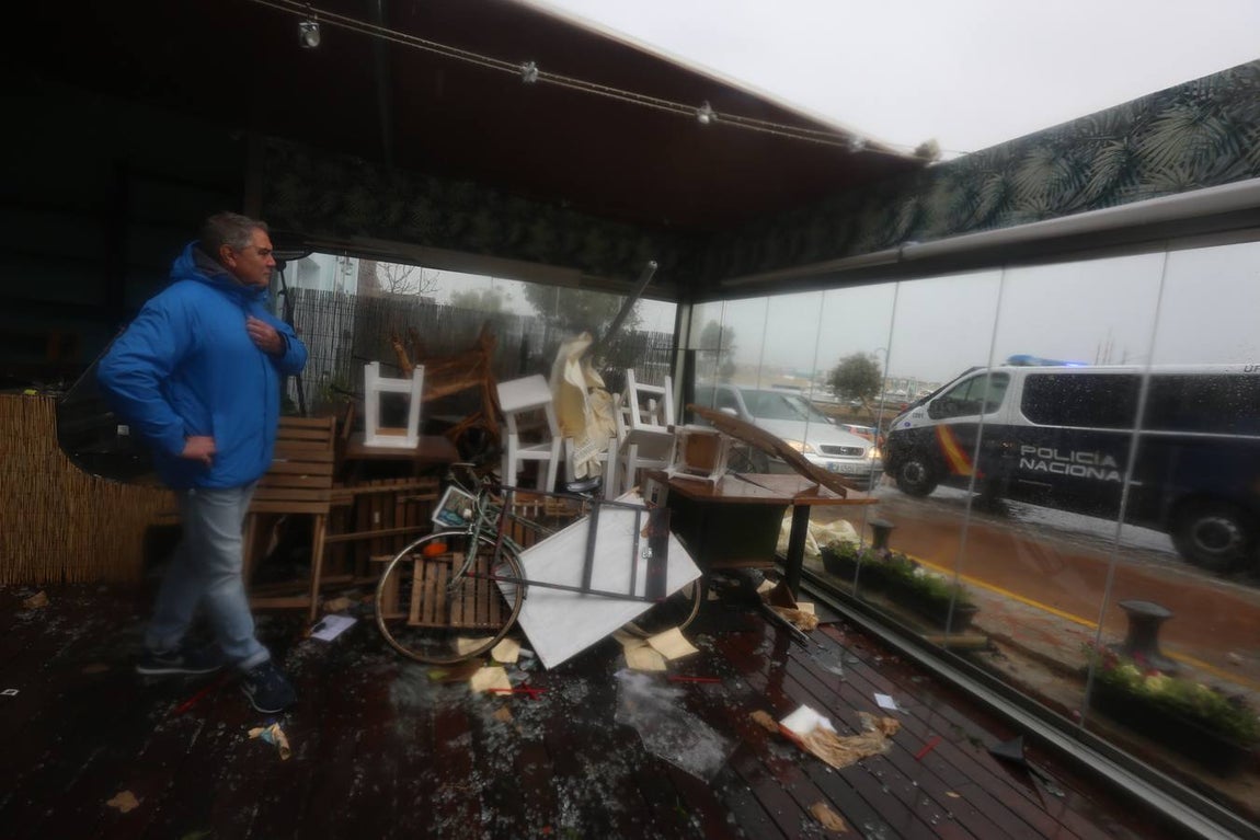 Así está Puerto Sherry después del tornado