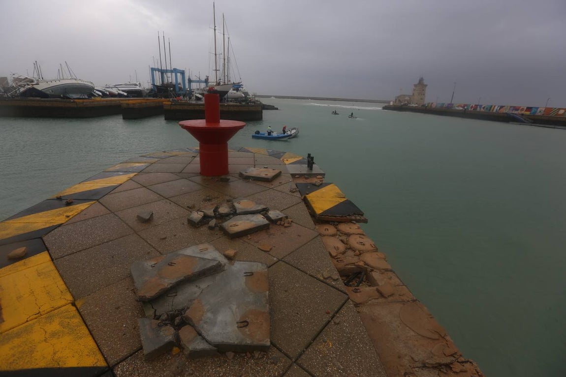 Así está Puerto Sherry después del tornado
