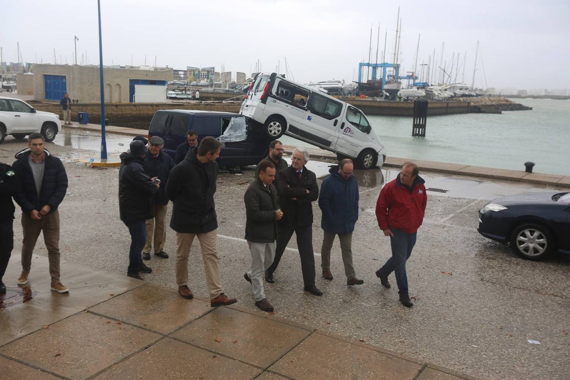 Así está Puerto Sherry después del tornado