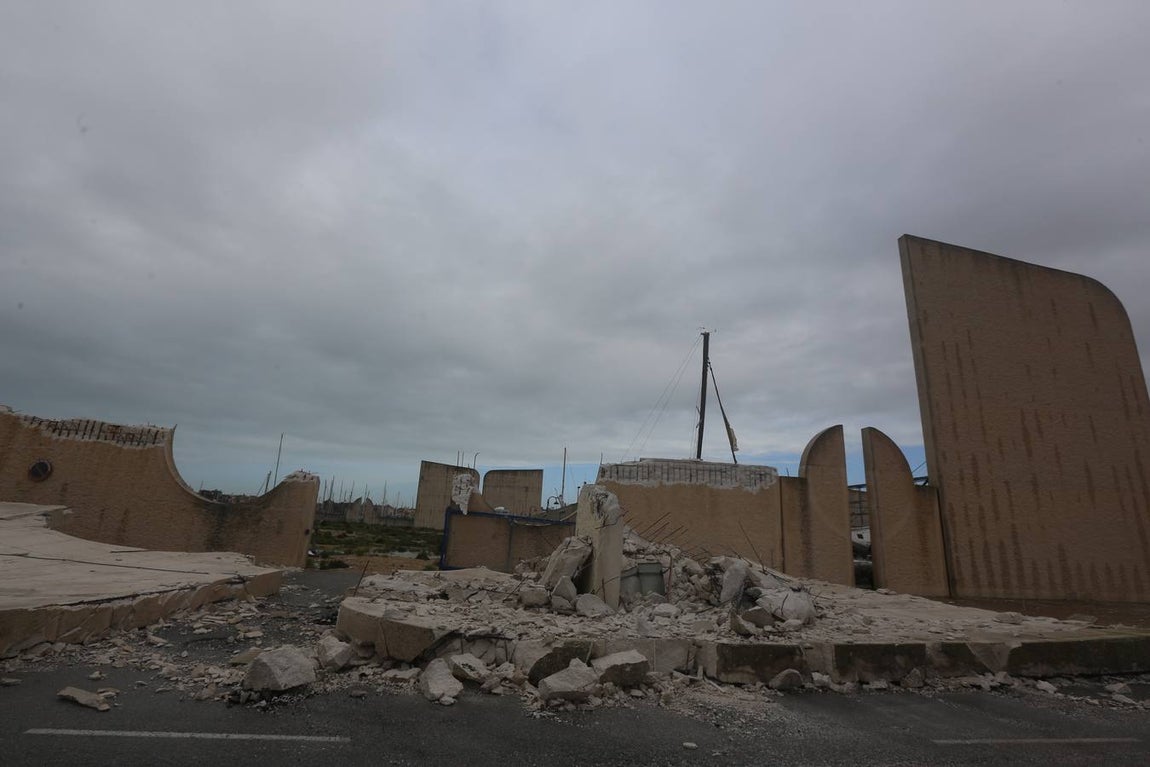 Así está Puerto Sherry después del tornado