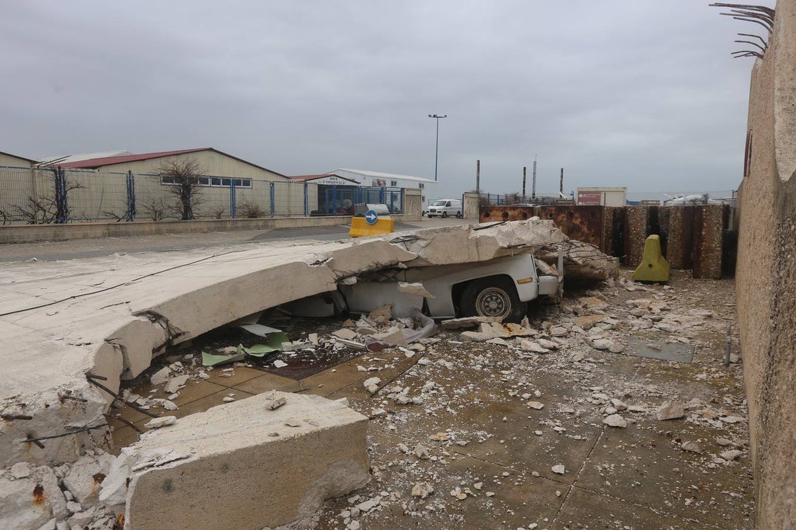 Así está Puerto Sherry después del tornado