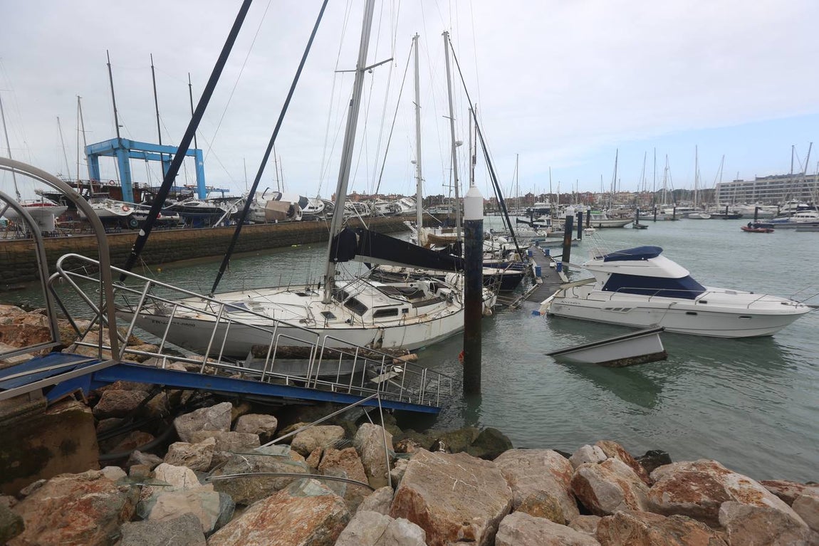 Así está Puerto Sherry después del tornado