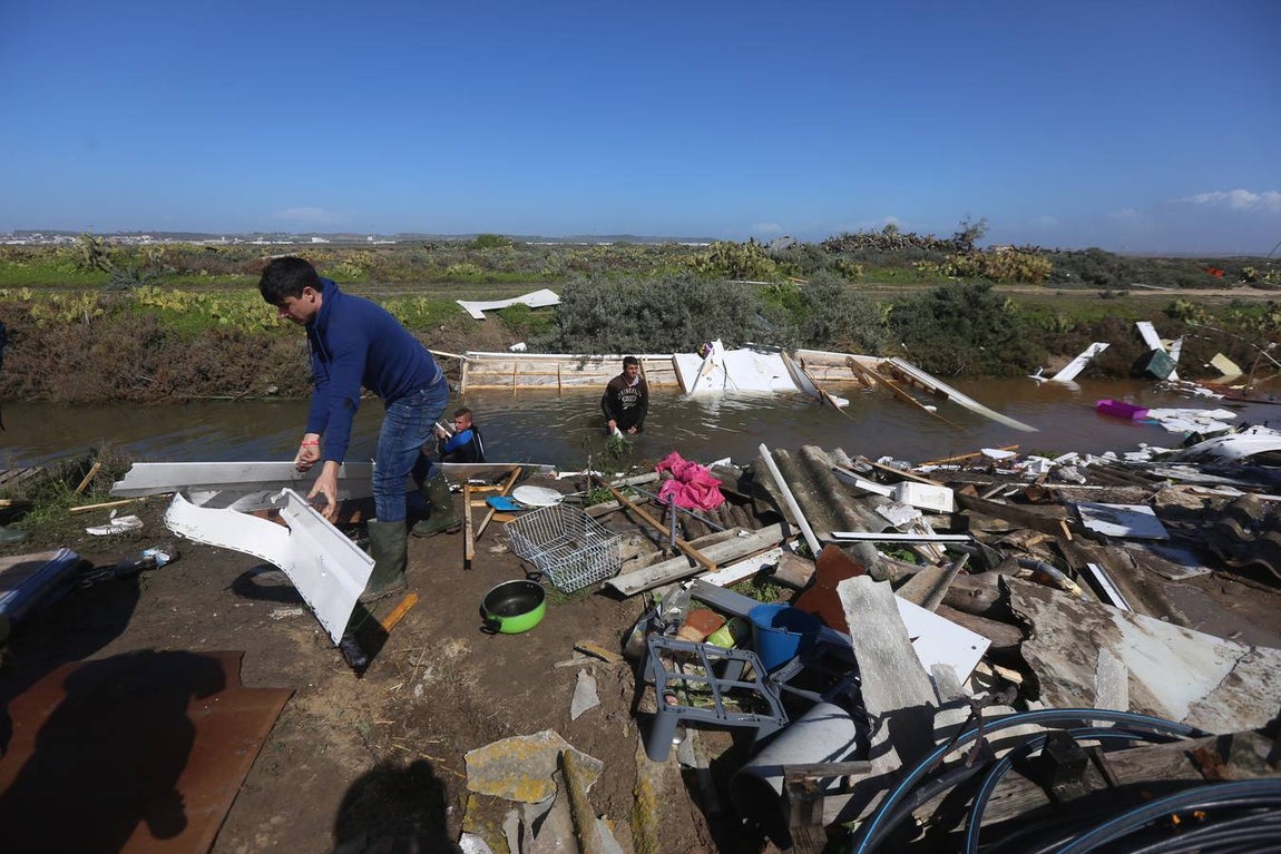 FOTOS: El tornado da la puntilla a un Cádiz maltrecho tras &#039;Emma&#039;
