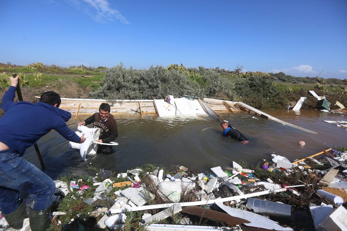FOTOS: El tornado da la puntilla a un Cádiz maltrecho tras &#039;Emma&#039;