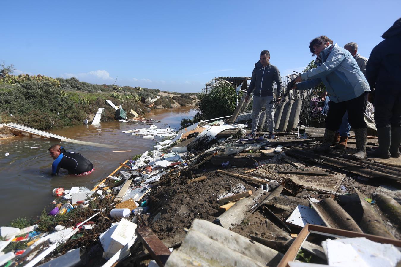 FOTOS: El tornado da la puntilla a un Cádiz maltrecho tras &#039;Emma&#039;