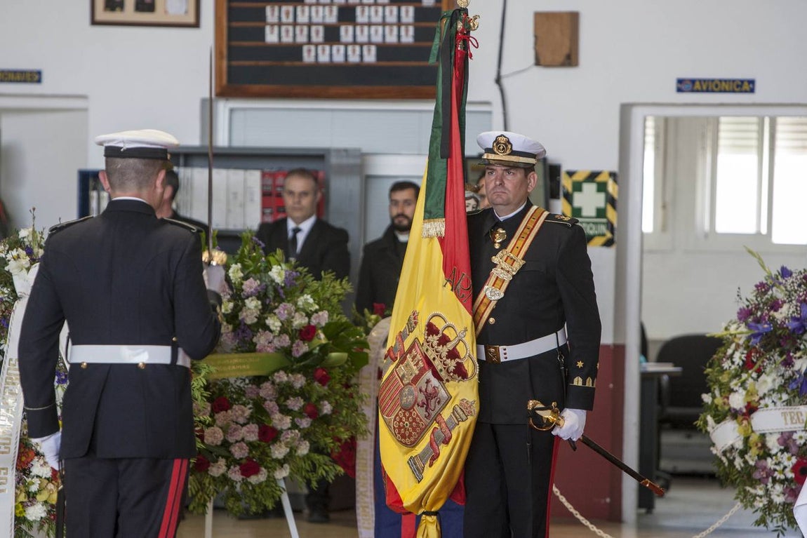 Honras fúnebres por el capitán de fragata Javier Montojo