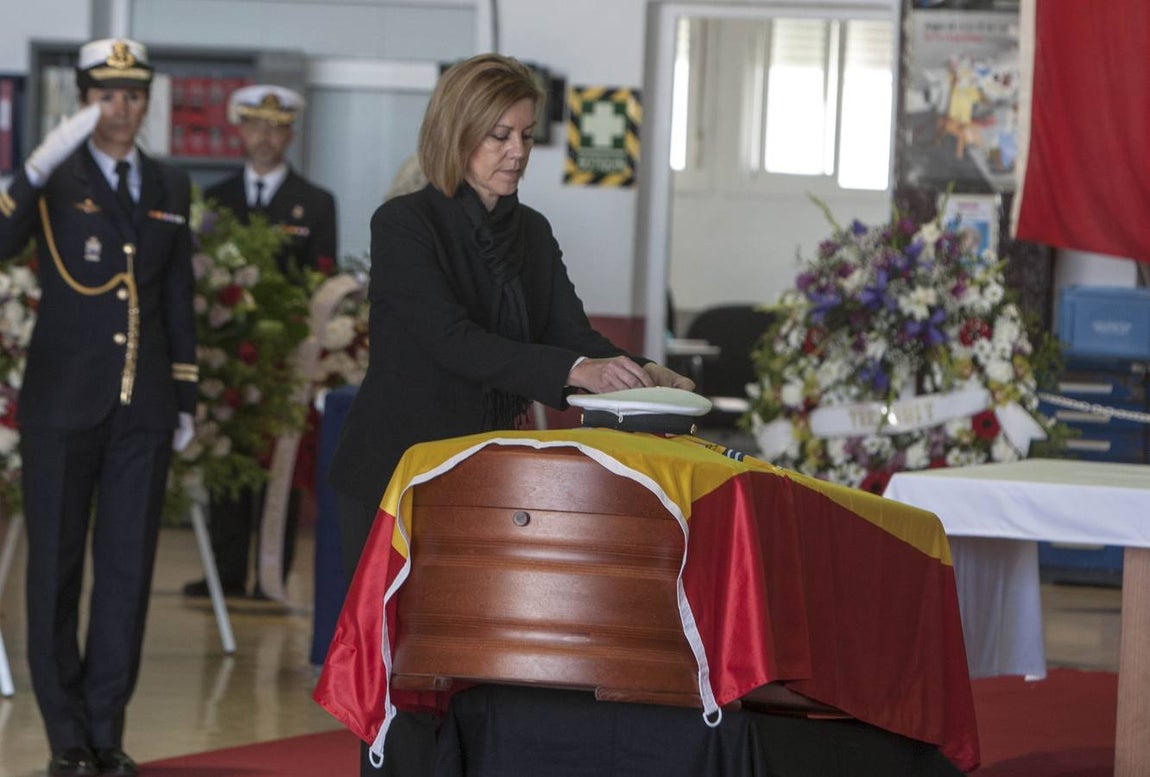 Honras fúnebres por el capitán de fragata Javier Montojo