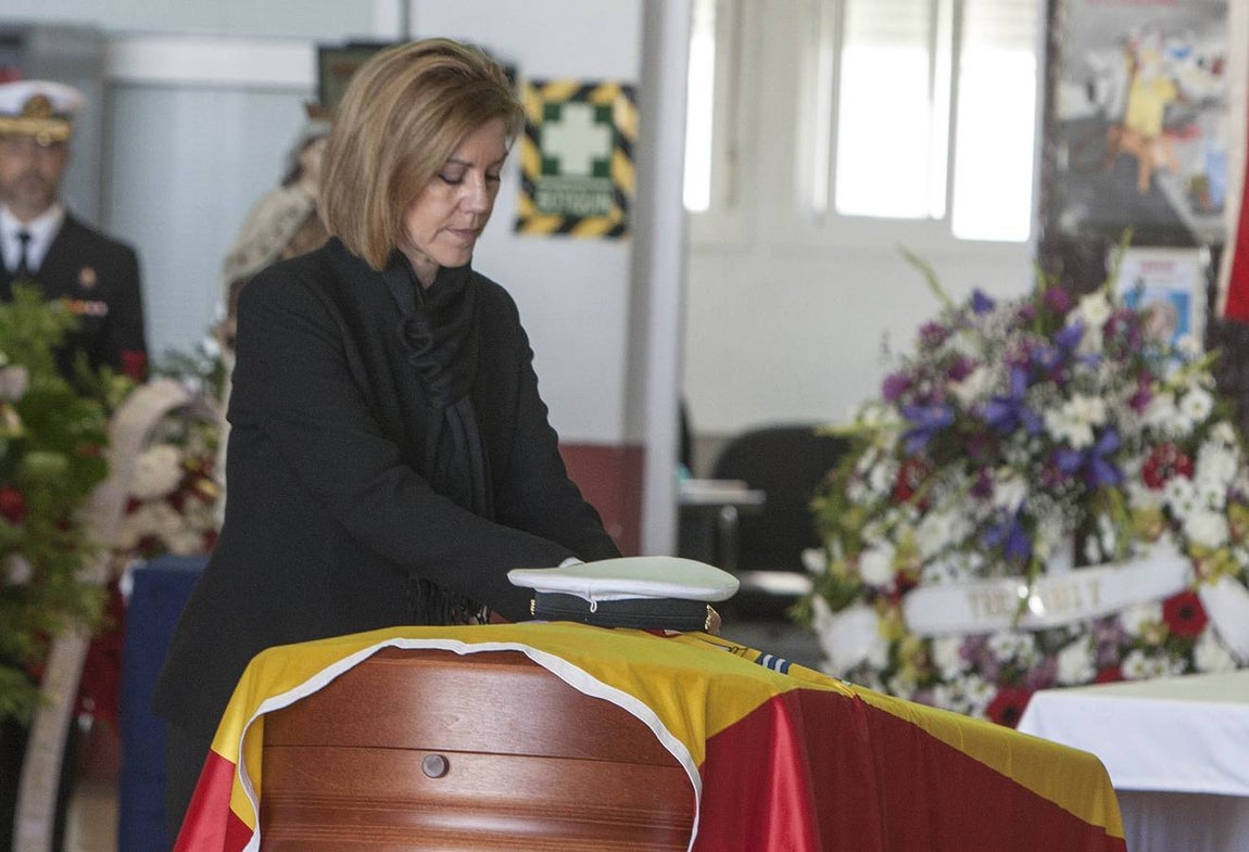 Honras fúnebres por el capitán de fragata Javier Montojo