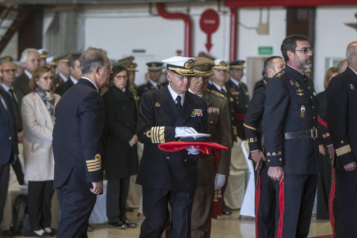 Honras fúnebres por el capitán de fragata Javier Montojo