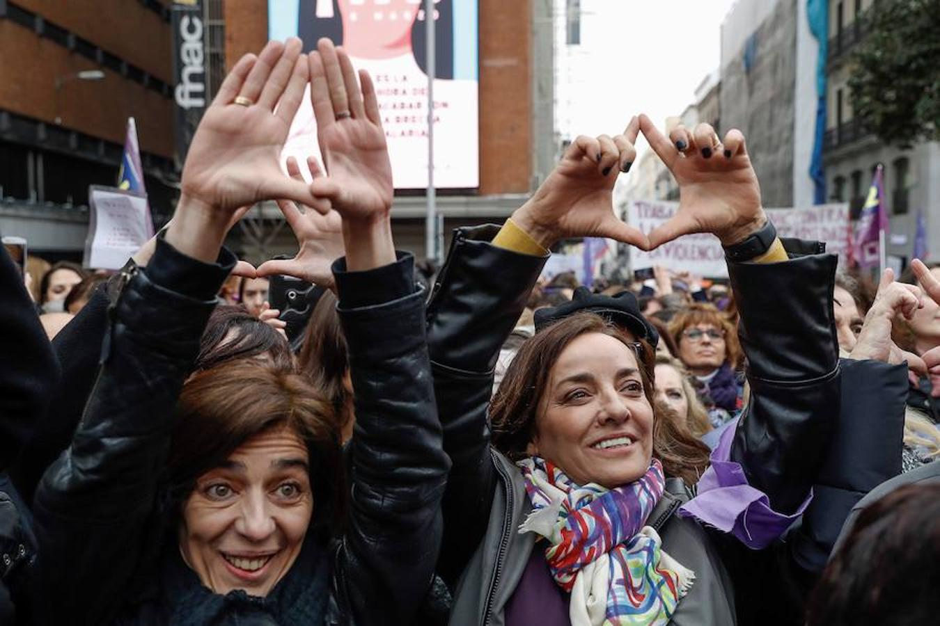 Las imágenes de la huelga feminista del 8 de marzo