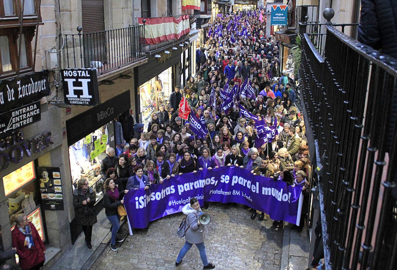 Manifestación histórica en Toledo por la igualdad