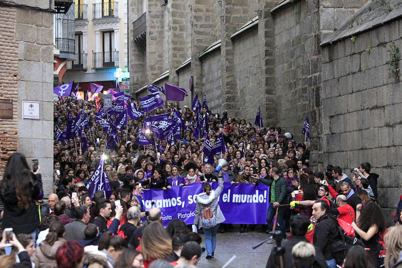 Manifestación histórica en Toledo por la igualdad