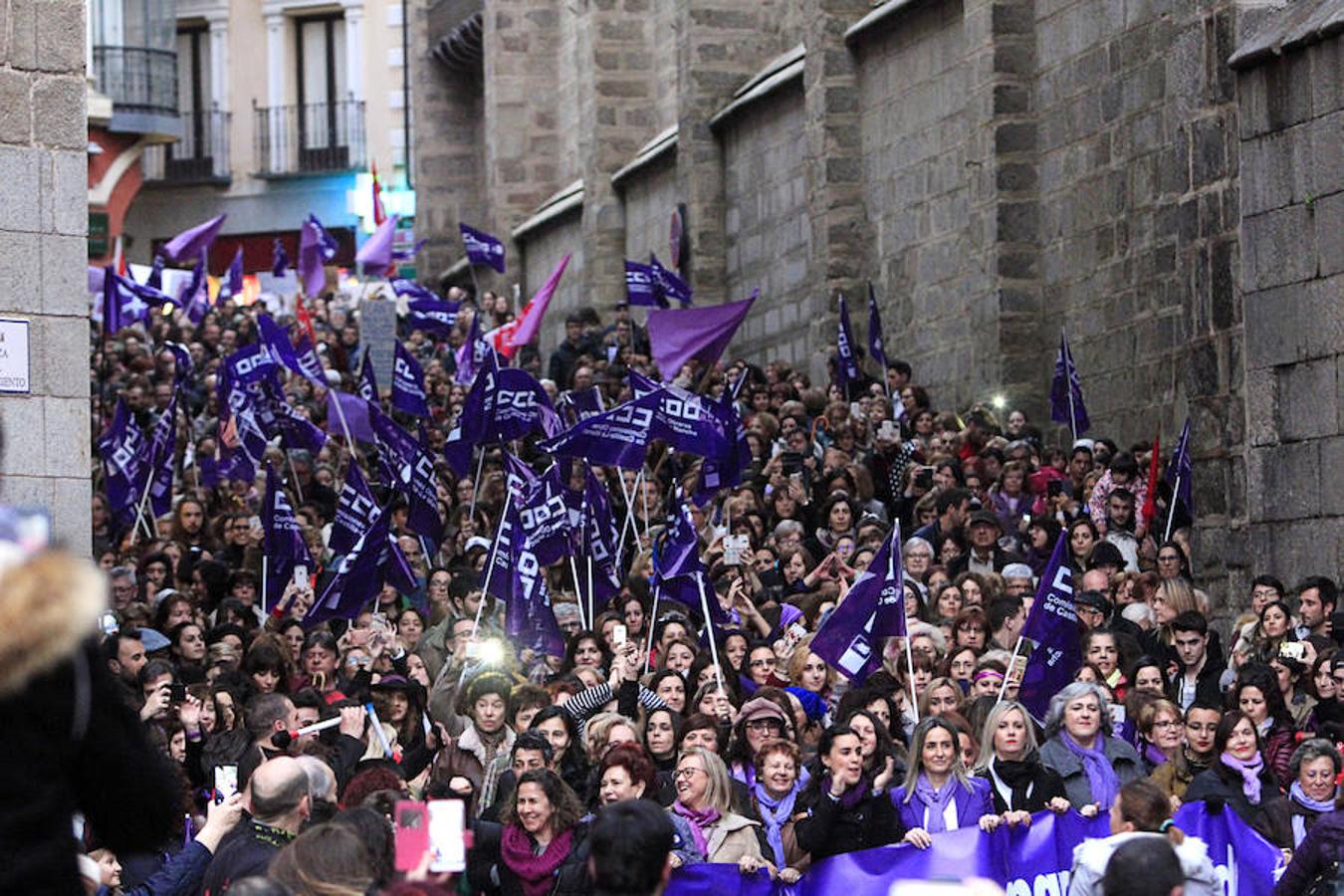 Manifestación histórica en Toledo por la igualdad